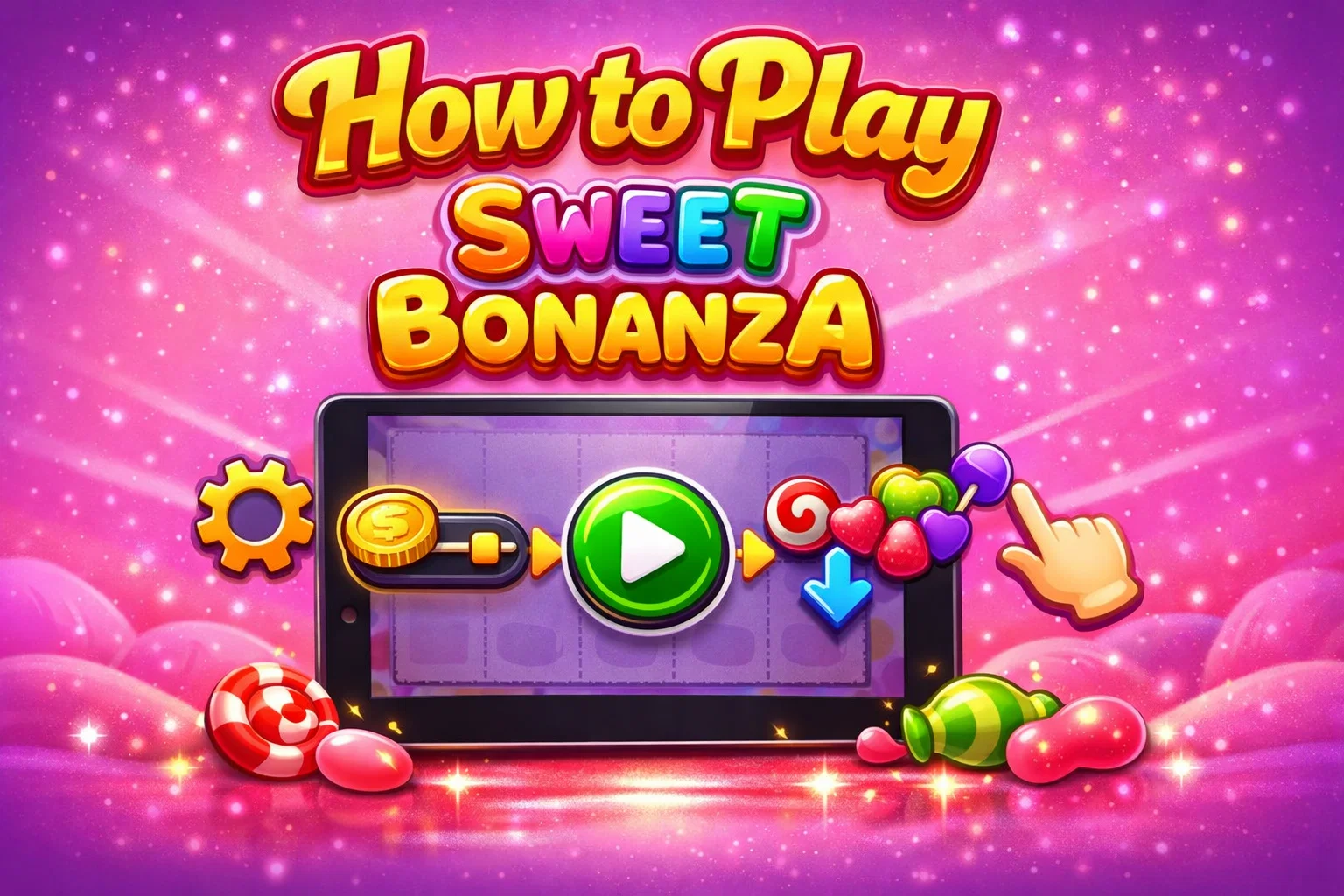 sweet bonanza how to play
